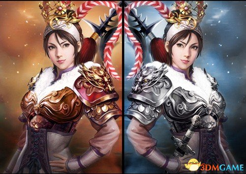 三国志13 鬼神再临吕玲绮、银甲吕玲绮|