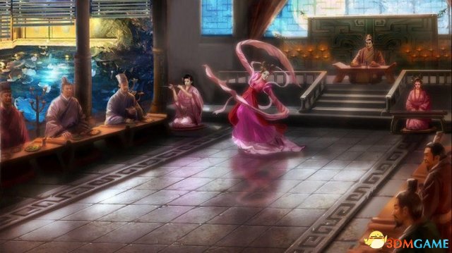 三国志13 奢华宴会图|