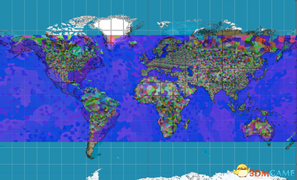 钢铁雄心4 真实地图MOD 世界地图投影比例修