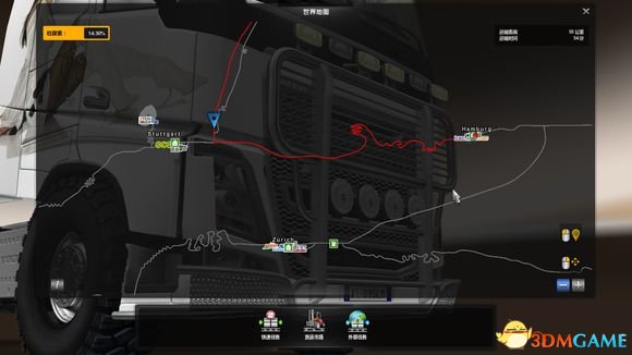 欧洲卡车模拟2山路地图MOD