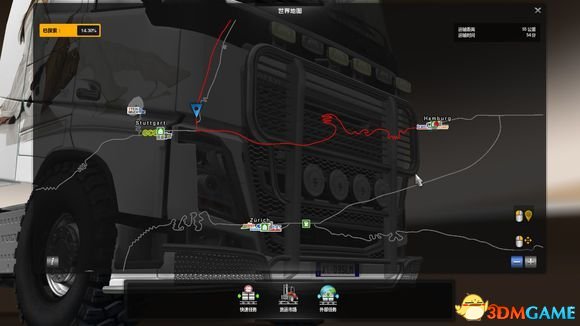 欧洲卡车模拟2 山路地图MOD