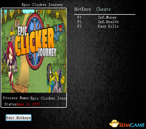 clicker的史诗之旅 v20160708三项修改器