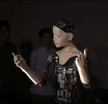 日本仿生机器人画风诡异：介乎机器与人类的中间生物