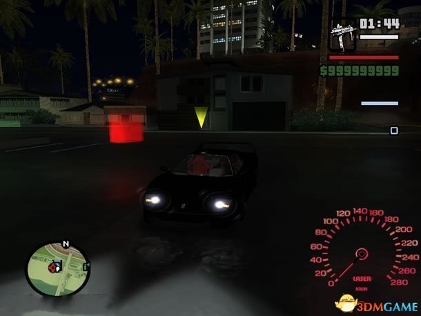 Gtasa速度表mod 侠盗猎车 圣安地列斯炫光车辆速度表mod下载 3dm单机