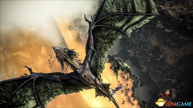 魔幻风格的龙类也成为了《方舟：生存进化》的独特亮点