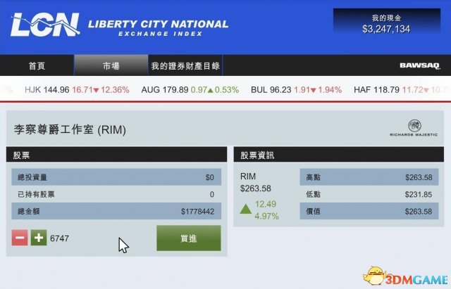 GTA5炒股刷錢教程 俠盜獵車5怎么炒股賺錢