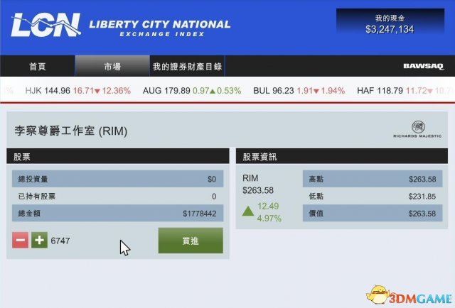 GTA5炒股刷錢教程 俠盜獵車5怎么炒股賺錢