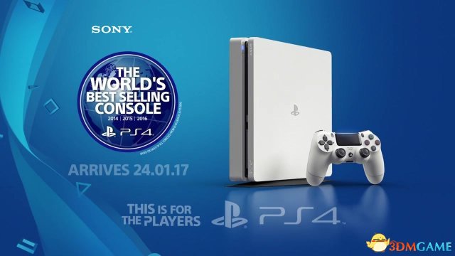 还是白色好看 索尼公布冰川白配色ps4 Slim主机 3dm单机