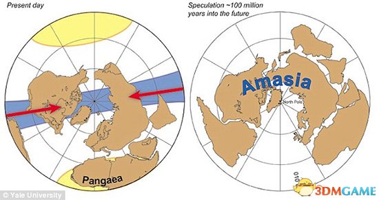 ͼΪγɽ첼ֵĳ½“½”PangeaͼΪδγɵȫ³½ǣAmasia