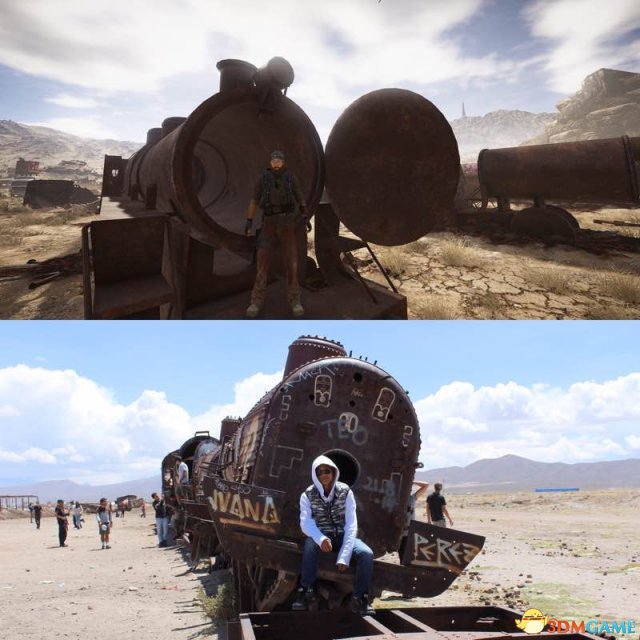 幽灵行动荒野玻利维亚现实和游戏中的场景对比