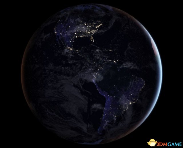 NASA太空卫星传来最新照片 地球城市彻夜灯火通明