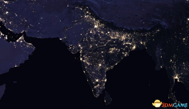 NASA太空卫星传来最新照片 地球城市彻夜灯火通明