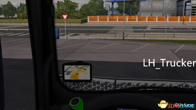 欧洲卡车模拟2 GPS导航定制真实背景MOD