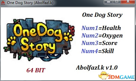 一只狗的故事 v1.0四项修改器(32+64位)[Abolfazl.K]