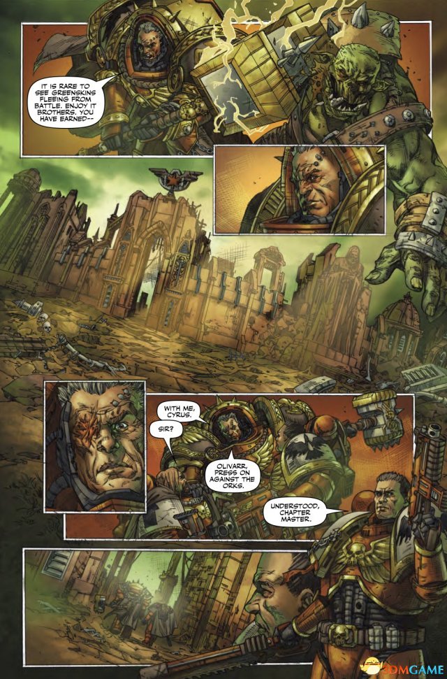 《战锤40K：战争黎明3》同期漫画书第一卷抢先看