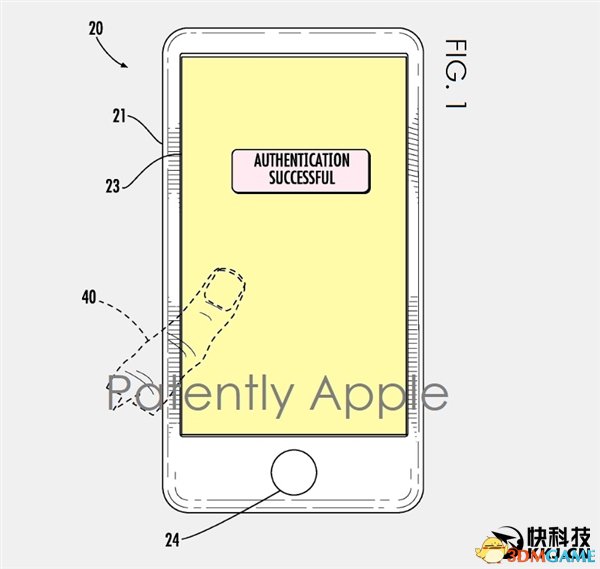 无边框+屏幕内指纹！苹果新专利显示iPhone 8外形确定