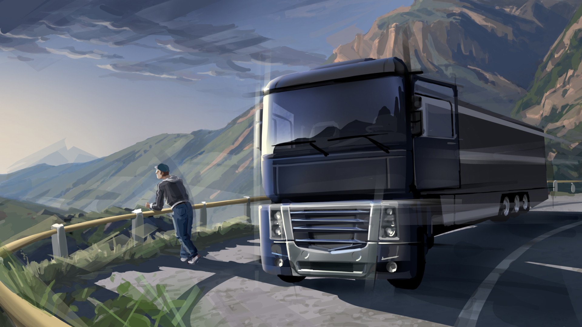 欧洲卡车模拟2 高清壁纸截图_欧洲卡车模拟2 高清壁纸壁纸_欧洲卡车模拟2 高清壁纸图片_3DM单机