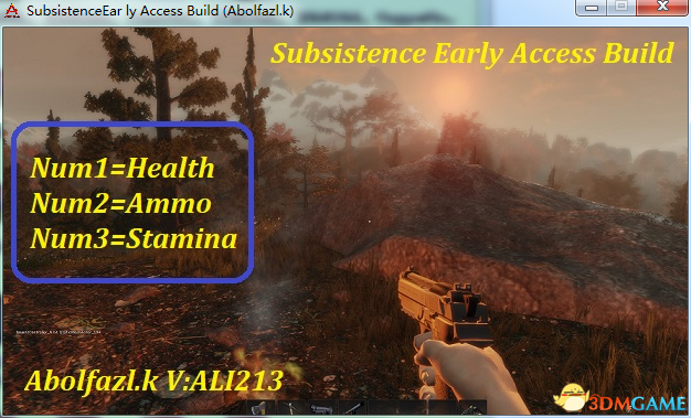 Subsistence v20170524三项修改器[Abolfazl.K]