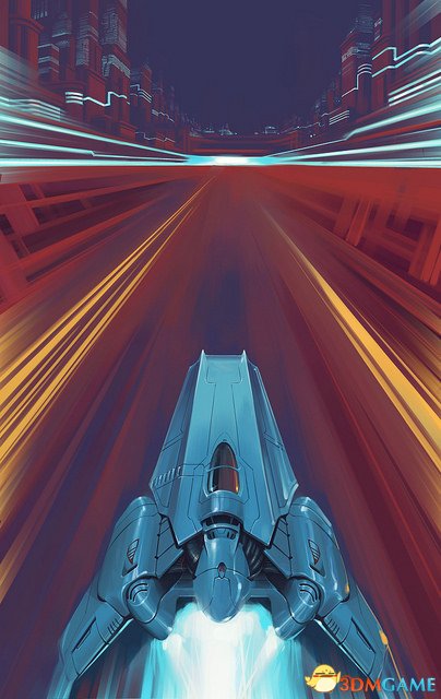 前《反重力赛车》美工展示精彩概念插画作品集