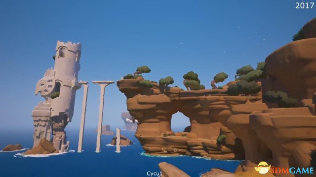 《RiME》2013年预告视频与PS4 Pro游戏画质对比