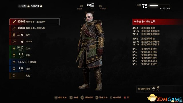 巫师3：狂猎 v1.31乌德维克维京战士铠甲mod