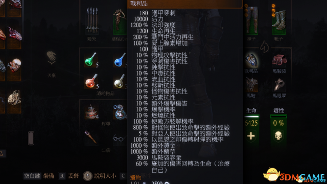 巫师3：狂猎 v1.30&1.31版血与酒盾牌战利品小幅加强MOD