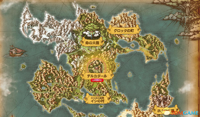 大陆最大王国 《勇者斗恶龙11》最新地图公开