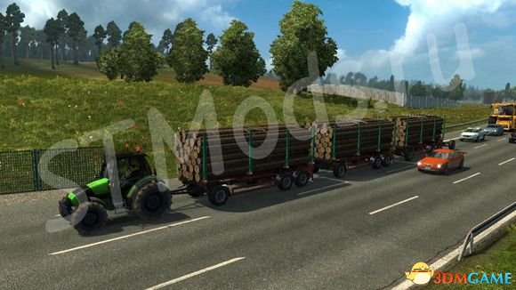欧洲卡车模拟2 v1.27-1.28.x交通拖拉机MOD