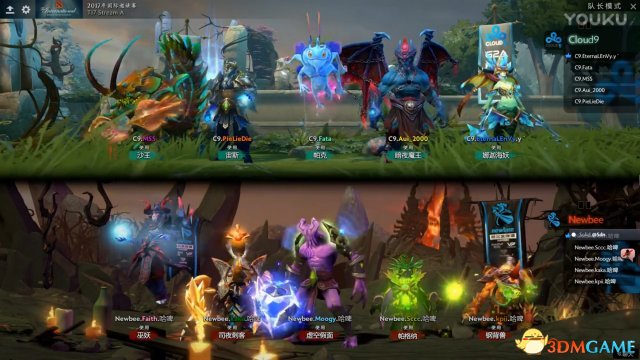 DOTA2 TI7小组赛B组 NB vs C9比赛视频