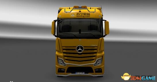 欧洲卡车模拟2 v1.24-1.28超写实苏宁物流卡车MOD