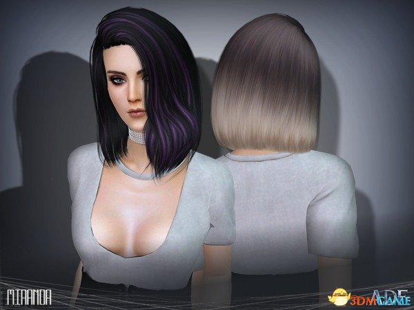 模拟人生4 v1.31AdeMiranda女王范偏分发型MOD[Ade_Darma]