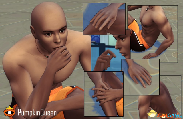 模拟人生4 v1.31男性上身果体高模MOD