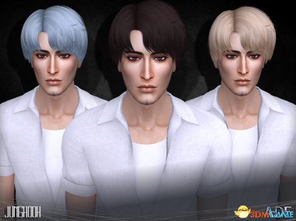 模拟人生4 v1.31Jungkook防弹少年男式中分MOD