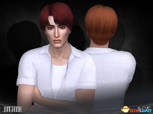 模拟人生4 v1.31Jungkook防弹少年男式中分MOD