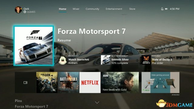 ΢չʾXbox One UI Ӹ߶Աģʽ