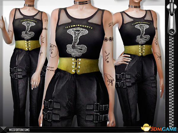 模拟人生4 v1.31MFS Ivy5色女式连身裤MOD