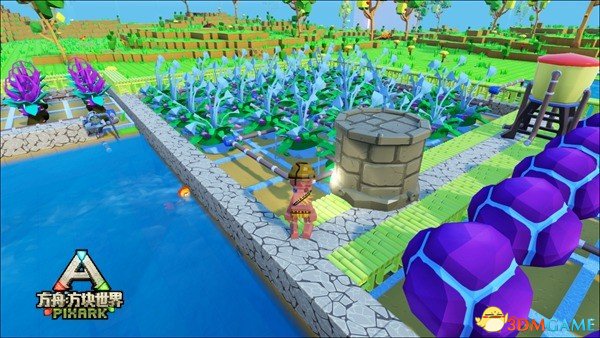 DIY自己的趣味农场 《方舟：方块世界》种植与灌溉玩法
