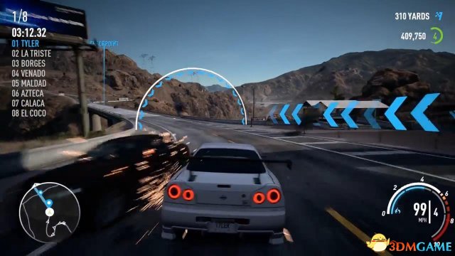 《极品飞车20：复仇》放出4K演示视频及PC配置要求