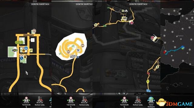 欧洲卡车模拟2 v1.28谷歌导航夜间promods版MOD