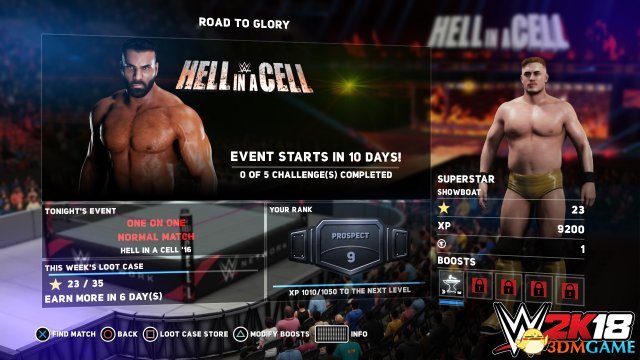 WWE 2K18ԤƬȫϷģʽ“֮·”