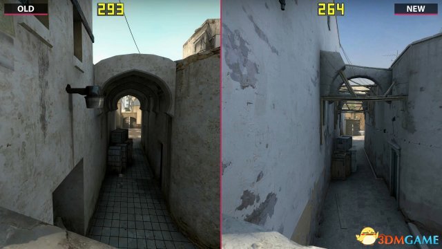《CS：go》dust2地图新旧对比视频 看看有何变化