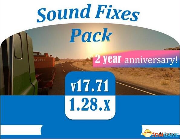 欧洲卡车模拟2 v1.28新的声音修复包v17.73