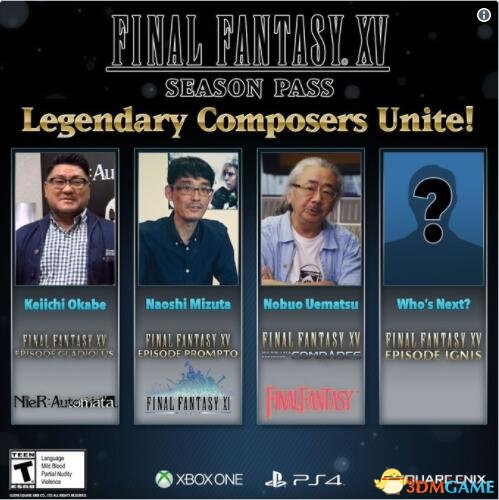 《最终幻想15：伊格尼斯之章》将邀请神秘作曲家