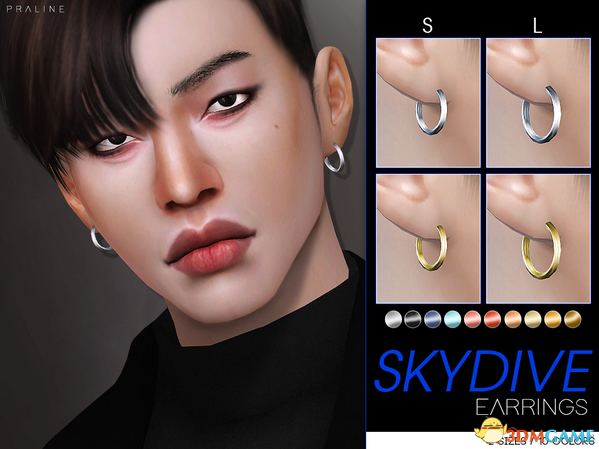 模拟人生4 v1.31Skydive男士金属耳环MOD