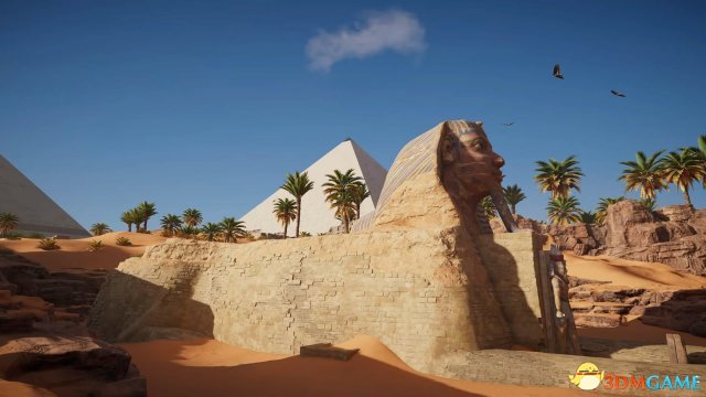 《刺客信条：起源》游戏场景与现实埃及场景对比