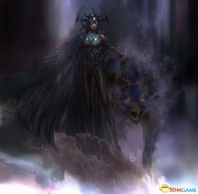 《雷神3》概念图海拉自带死亡气息 女武神英姿飒爽