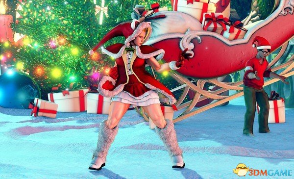 《街霸5》节日新服装 嘉米穿圣诞装变性感猫女郎