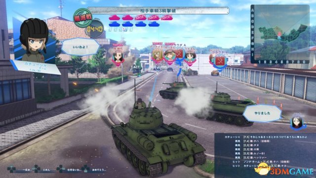 PS4《少女与战车：梦幻大会战》最新战斗系统公开
