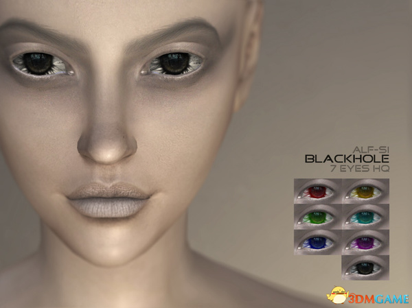 模拟人生4 v1.31N11高清黑洞单色美瞳包MOD