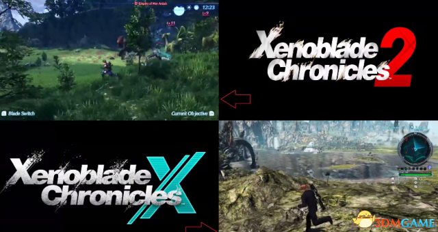 异度神剑2和异度之刃X画面对比视频分享